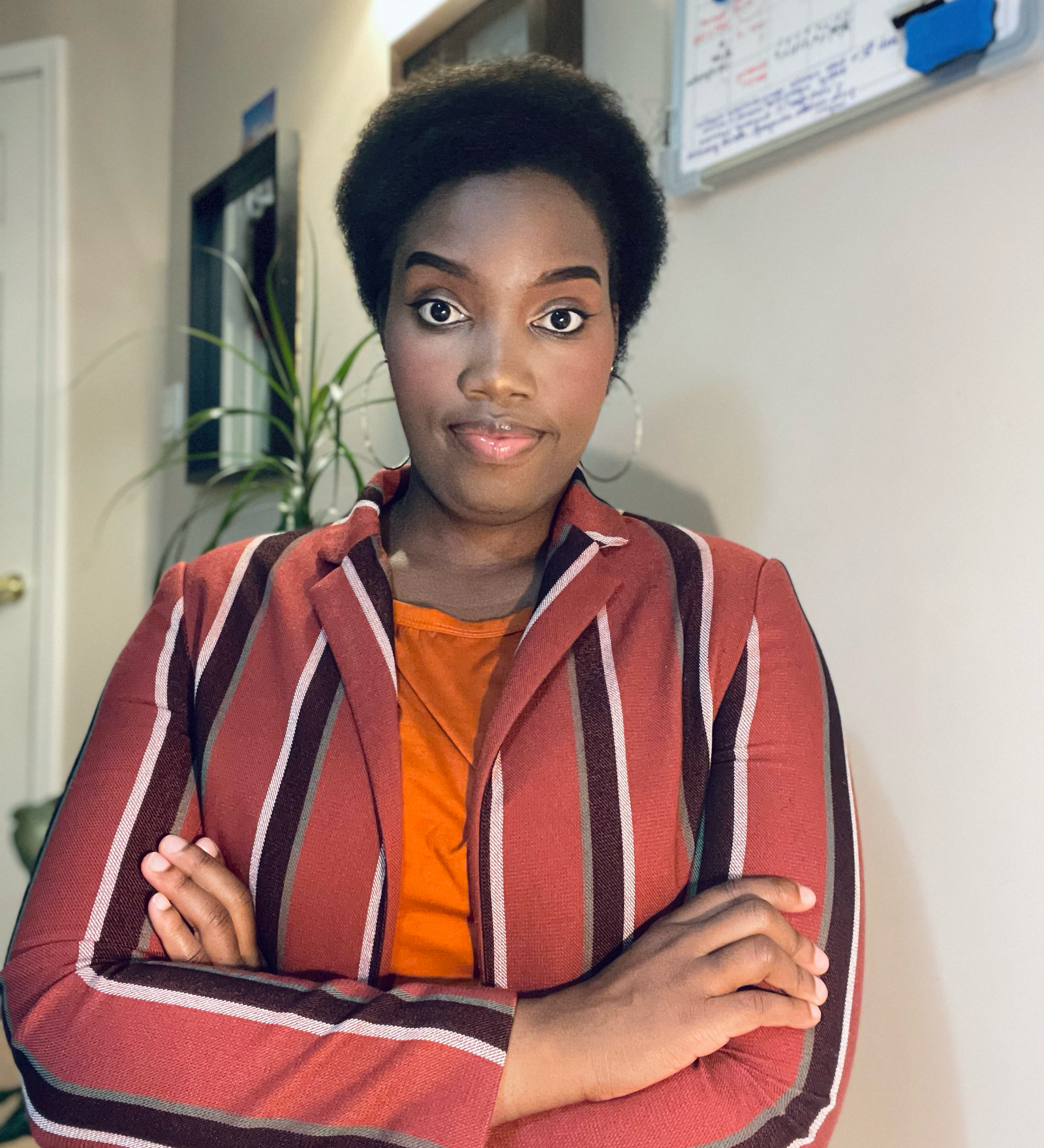 Claudette Nsengimana in a counselling session